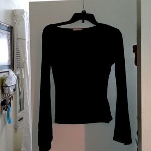 Romantic surplice blouse